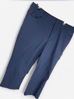 Eddie Bauer blue hiking quick dry capri pants Women’s Size 10